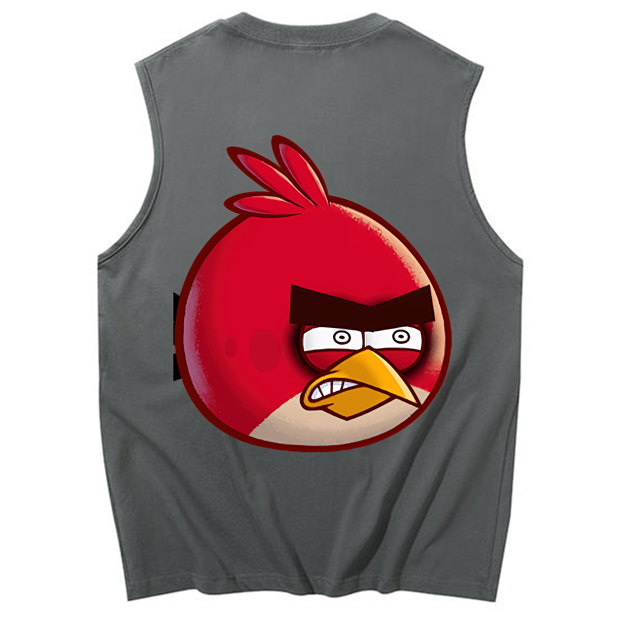 （画像用） Angry Birds アングリーバード コットン100％タンクトップ（背面プリント）